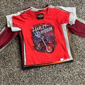 Harley Davidson Boy T Shirt Bundle of 7